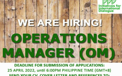 Hiring: Operations Manager